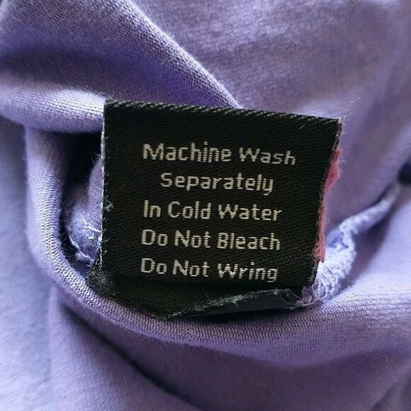 Greater Good Tank Top Womens 3X Purple Tie Dye Butterfly Layered Fairy Hippie - Picture 8 of 9